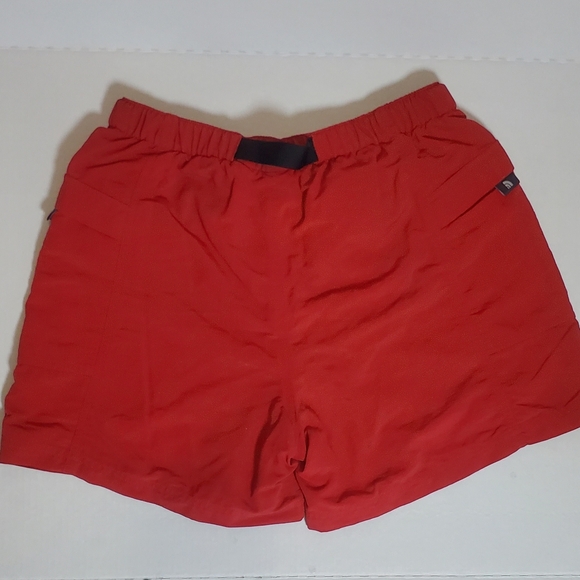 The‎ North Face Mens Med. Red Hiking/swim Pull On  Belted Cargo Shorts - Picture 2 of 10